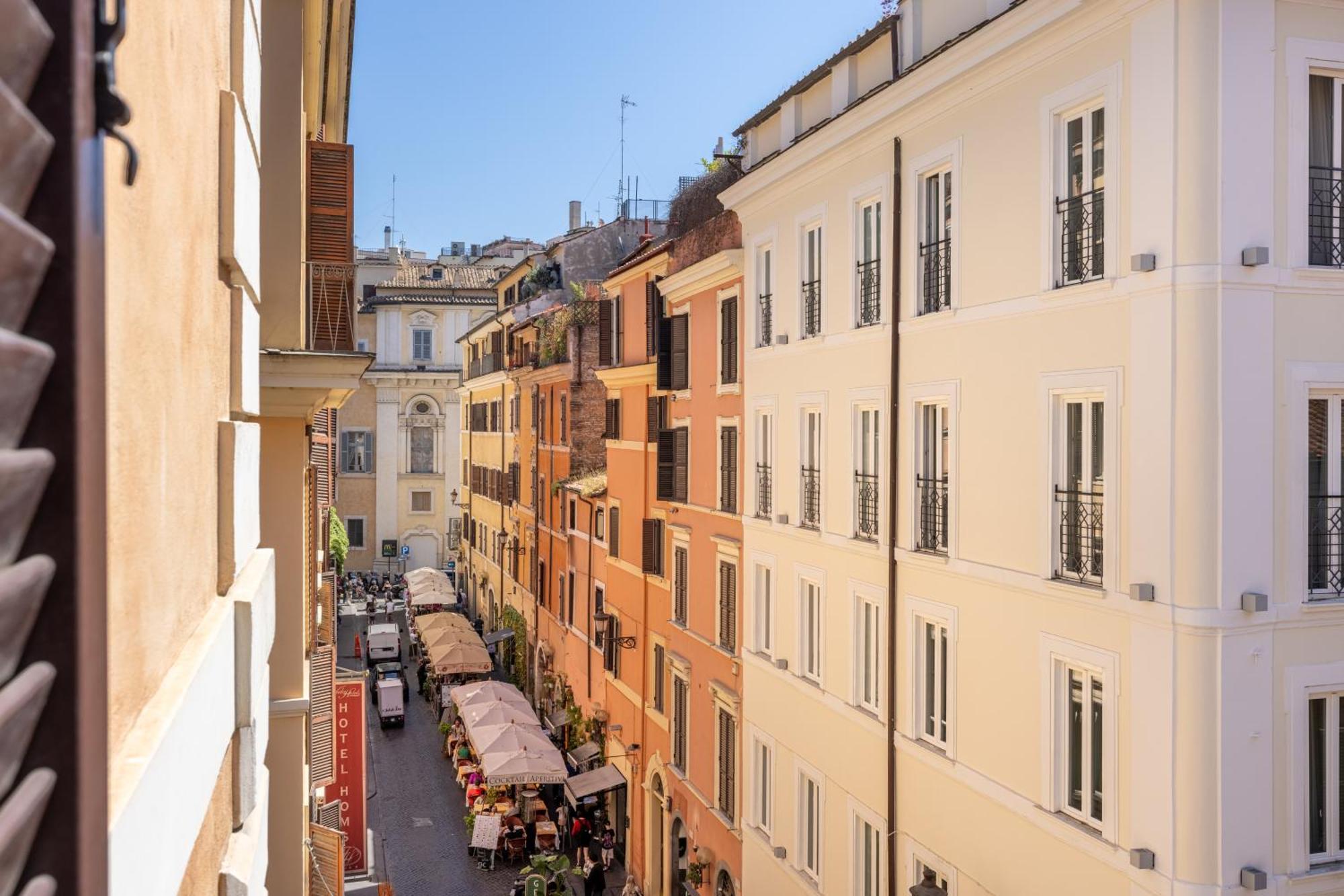 Charming Apartment At Spanish Steps, No Elevator Rom Exteriör bild